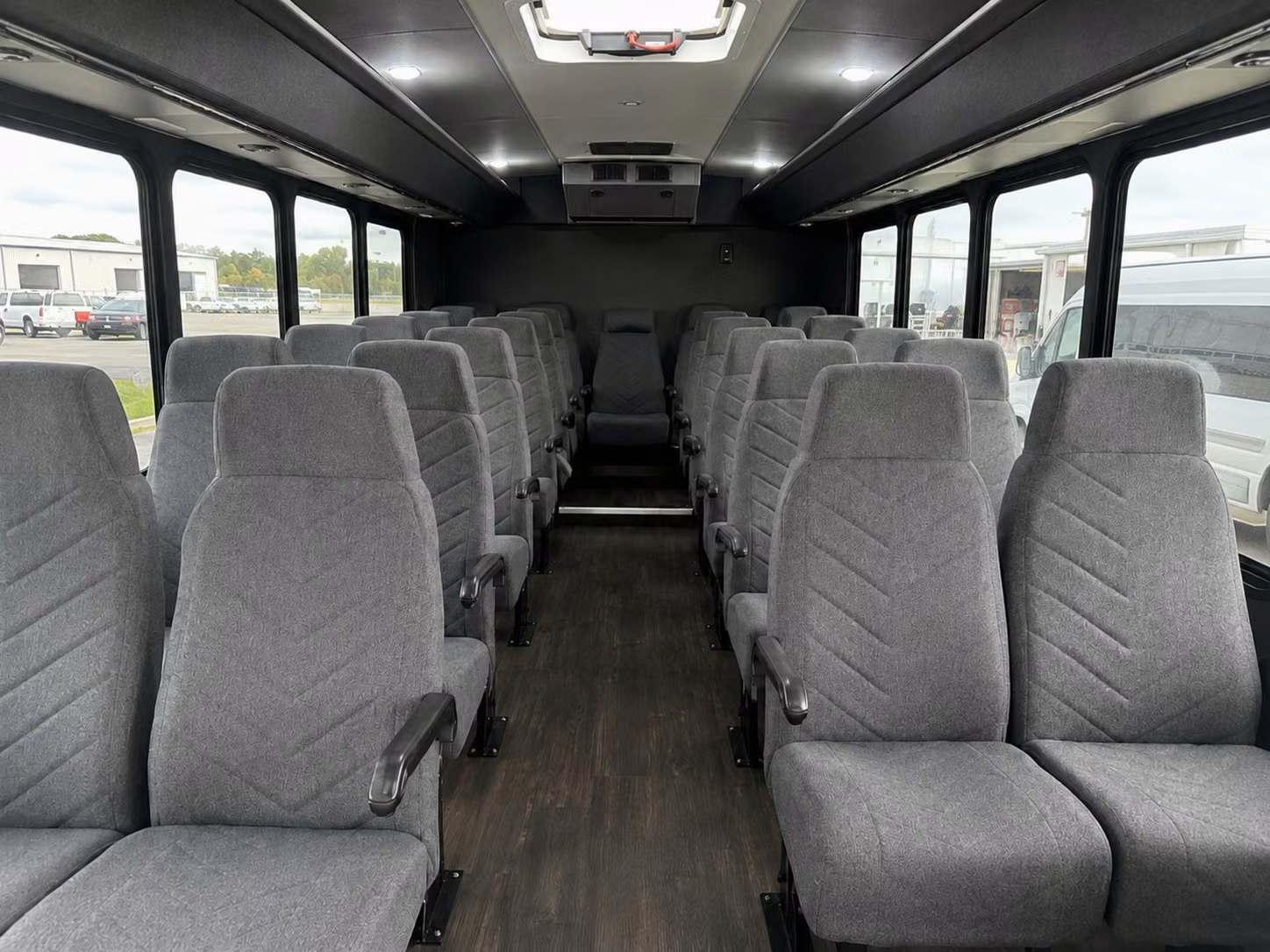 18 passenger minibus inside