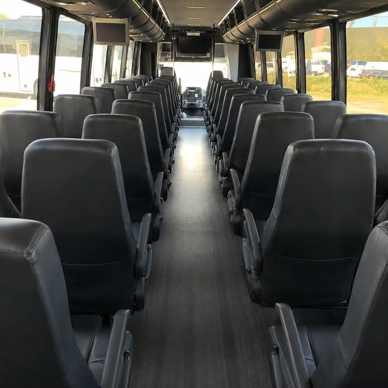 28 passenger minibus interior