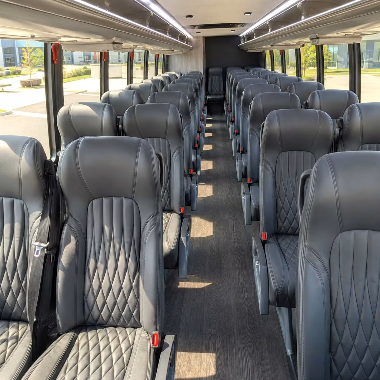 35 passenger minibus interior
